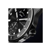 Produktbild för Withings ScanWatch Nova - rostfritt stål - smart klocka med hybridfunktion med Oyster Metal-armband - svart