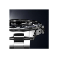 Produktbild för Withings ScanWatch Nova - rostfritt stål - smart klocka med hybridfunktion med Oyster Metal-armband - svart
