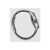 Produktbild för Withings ScanWatch Nova - rostfritt stål - smart klocka med hybridfunktion med Oyster Metal-armband - svart