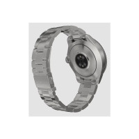 Produktbild för Withings ScanWatch Nova - rostfritt stål - smart klocka med hybridfunktion med Oyster Metal-armband - svart