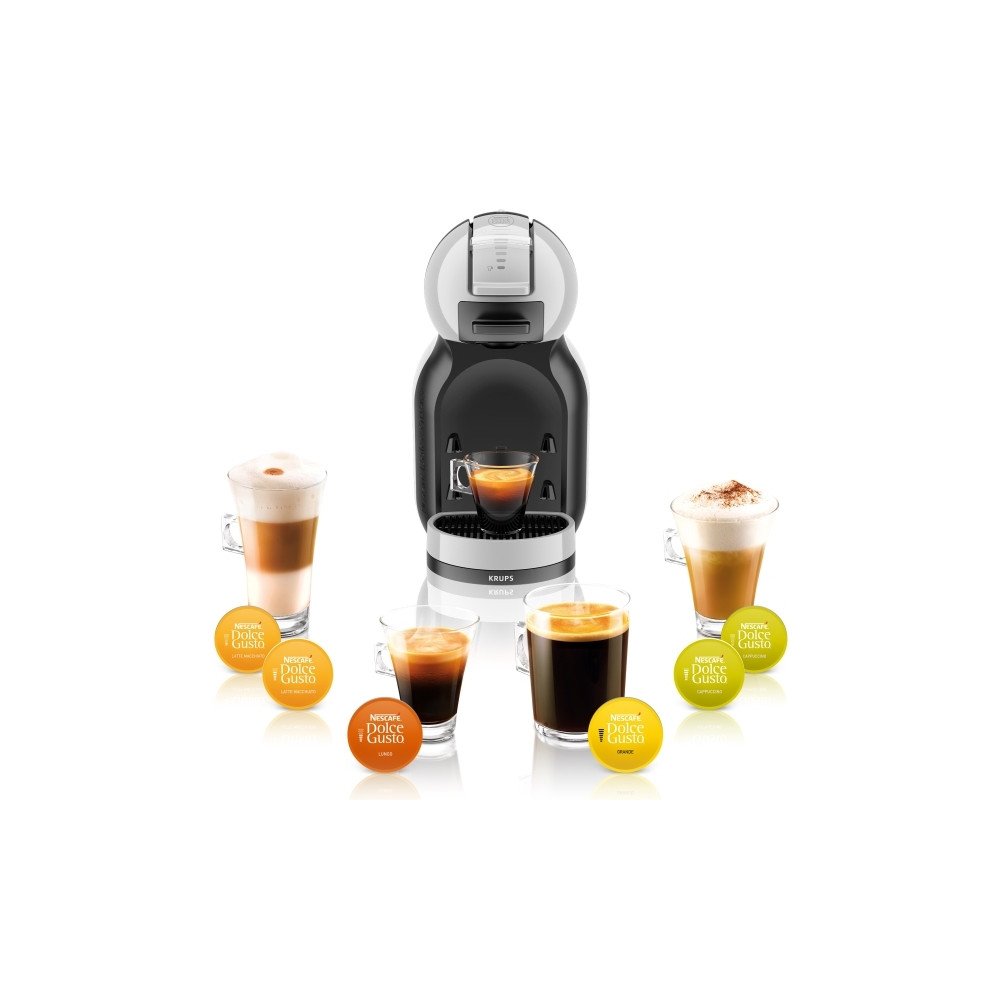 Produktbild för Krups Nescafé Dolce Gusto Mini Me KP123B10 - kaffemaskin - 15 bar - grå/svart
