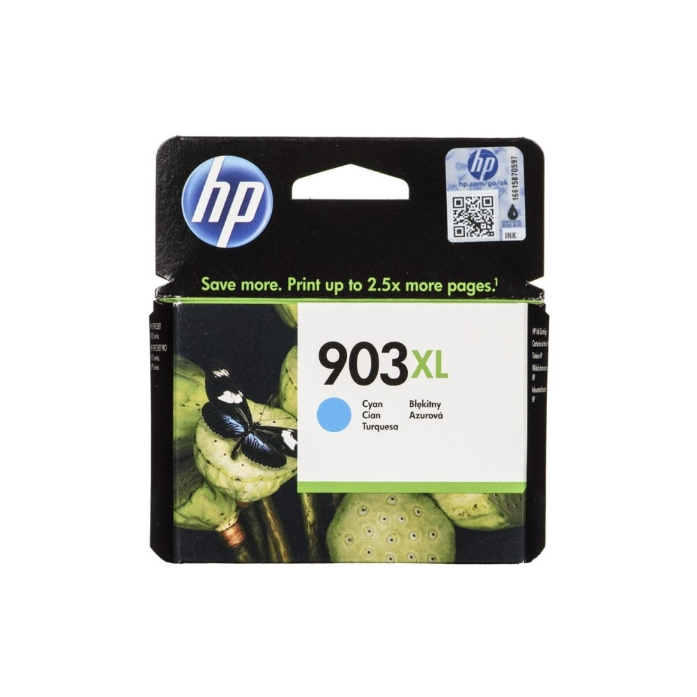 Produktbild för HP 903XL - Lång livslängd - cyan - original - bläckpatron