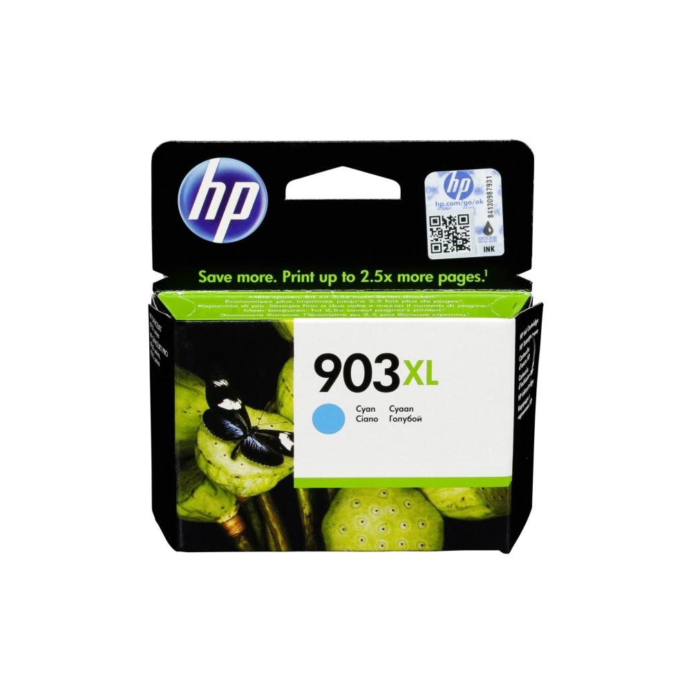 Produktbild för HP 903XL - Lång livslängd - cyan - original - bläckpatron