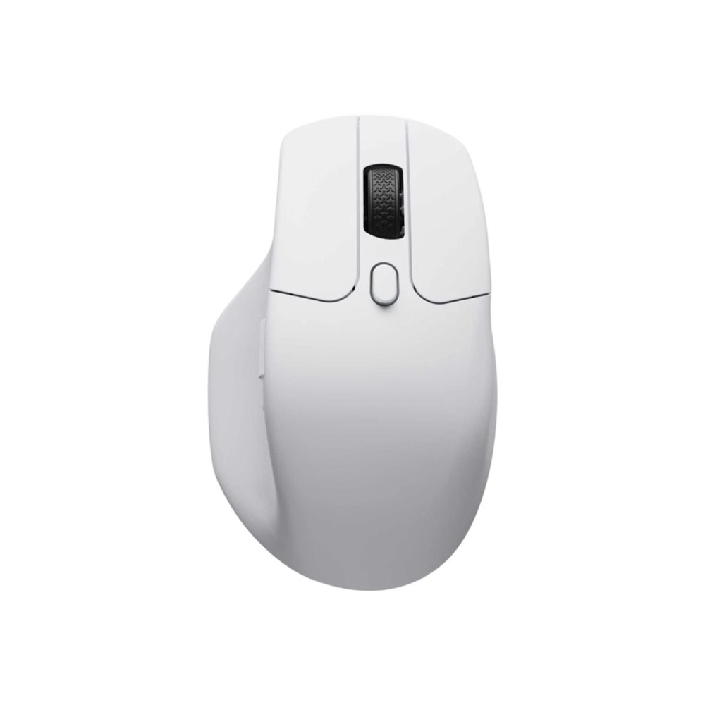 Produktbild för Keychron M6 - mus - 2.4 GHz, USB-C, Bluetooth 5.3 - vit