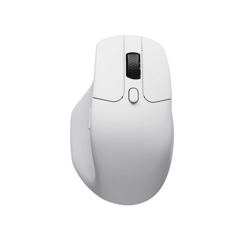 Produktbild för Keychron M6 - mus - 2.4 GHz, USB-C, Bluetooth 5.3 - vit