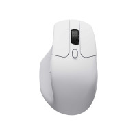 Produktbild för Keychron M6 - mus - 2.4 GHz, USB-C, Bluetooth 5.3 - vit