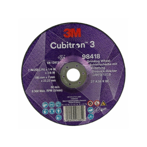 3M 3M 98418, Kapskiva, Metall, Ceramic fibre, 8500 RPM, Rund, 2...