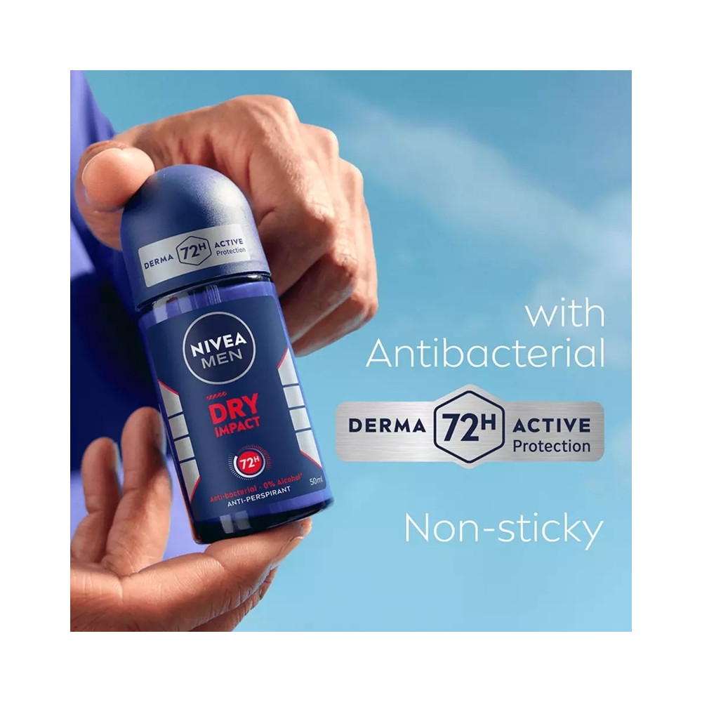Produktbild för Men Dry Impact Roll On 50ml