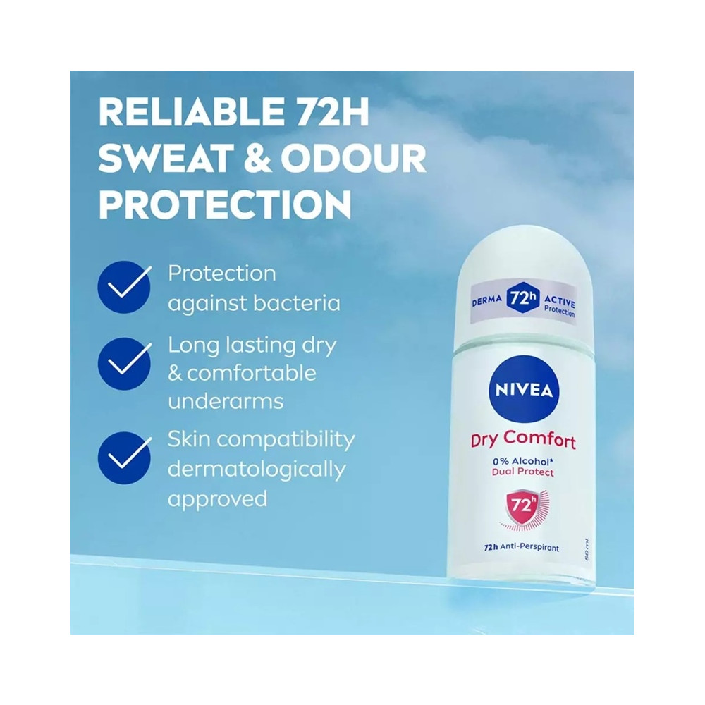 Produktbild för Dry Comfort Roll On 50ml