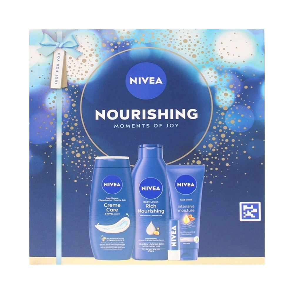 Produktbild för Giftset Nivea Nourishing Moments Of Joy 4pcs