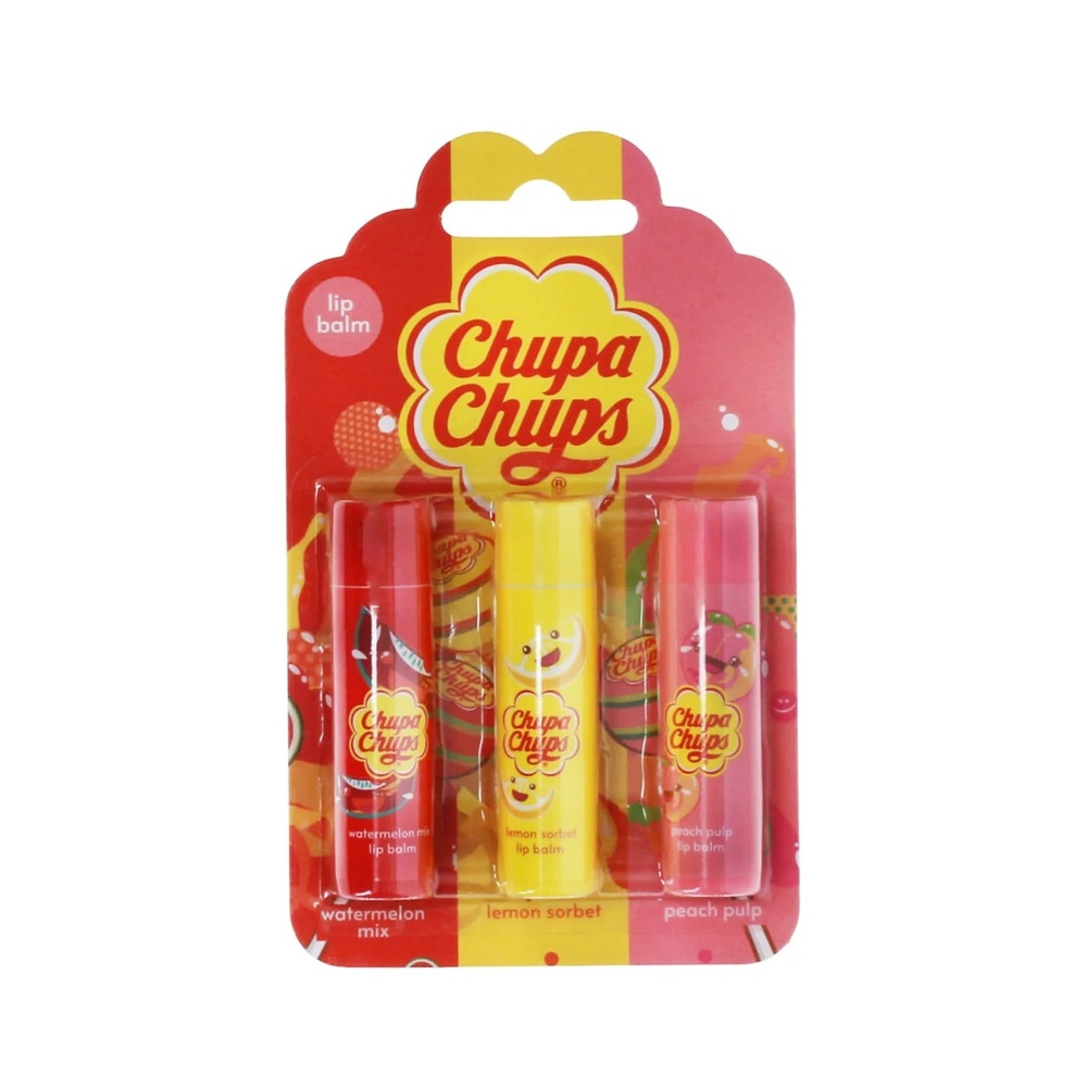 Produktbild för Lip Balm Set 3pcs
