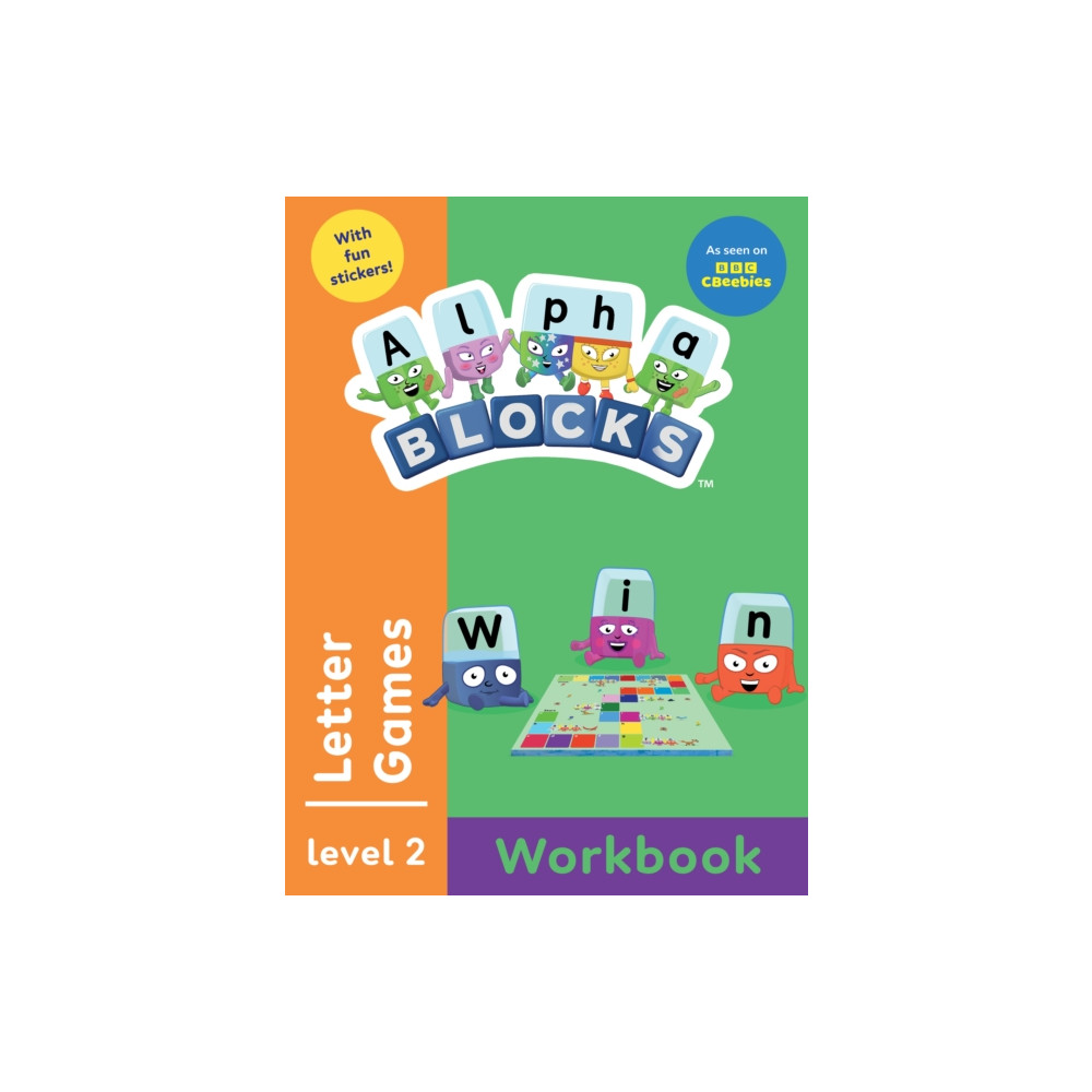 Produktbild för Alphablocks Letter Games (Orange Level Workbook) (häftad, eng)