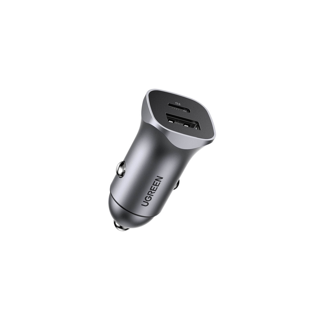 Produktbild för Ugreen billaddare UGREEN CD130, USB-A+PD 3.0, USB-C, QC3.0 3...