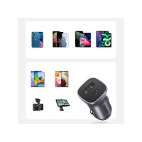 Produktbild för Ugreen billaddare UGREEN CD130, USB-A+PD 3.0, USB-C, QC3.0 3...