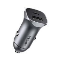 Produktbild för Ugreen billaddare UGREEN CD130, USB-A+PD 3.0, USB-C, QC3.0 3...