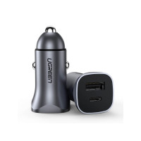 Produktbild för Ugreen billaddare UGREEN CD130, USB-A+PD 3.0, USB-C, QC3.0 3...