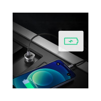 Produktbild för Ugreen billaddare UGREEN CD130, USB-A+PD 3.0, USB-C, QC3.0 3...