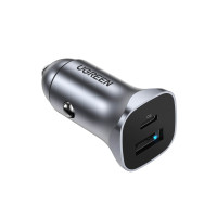 Produktbild för Ugreen billaddare UGREEN CD130, USB-A+PD 3.0, USB-C, QC3.0 3...