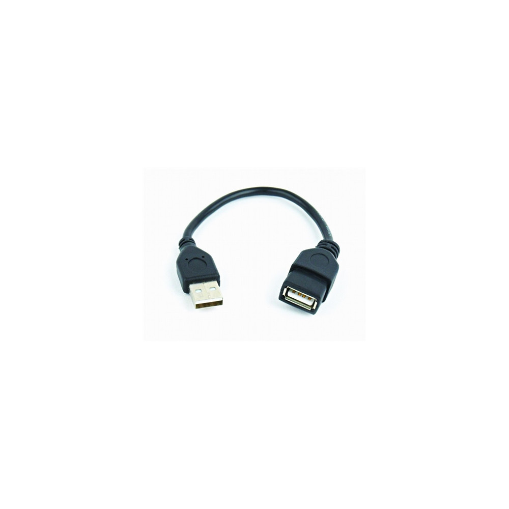 Produktbild för Cablexpert - USB-förlängningskabel - USB till USB - 15 cm