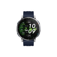 Produktbild för Amazfit Active 3 Premium - rostfritt stål - smart klocka med rem - 4 GB - atlas blå