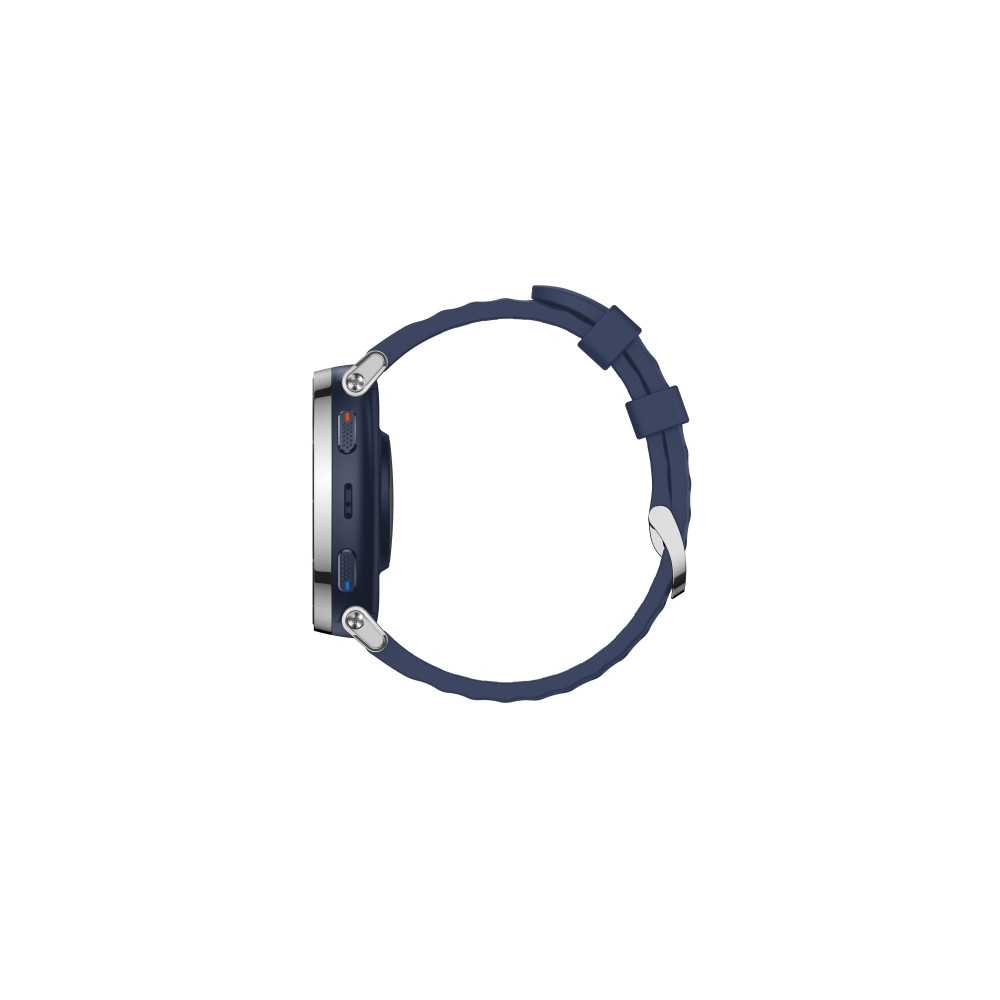 Produktbild för Amazfit Active 3 Premium - rostfritt stål - smart klocka med rem - 4 GB - atlas blå