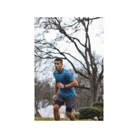 Produktbild för Amazfit Active 3 Premium - rostfritt stål - smart klocka med rem - 4 GB - atlas blå