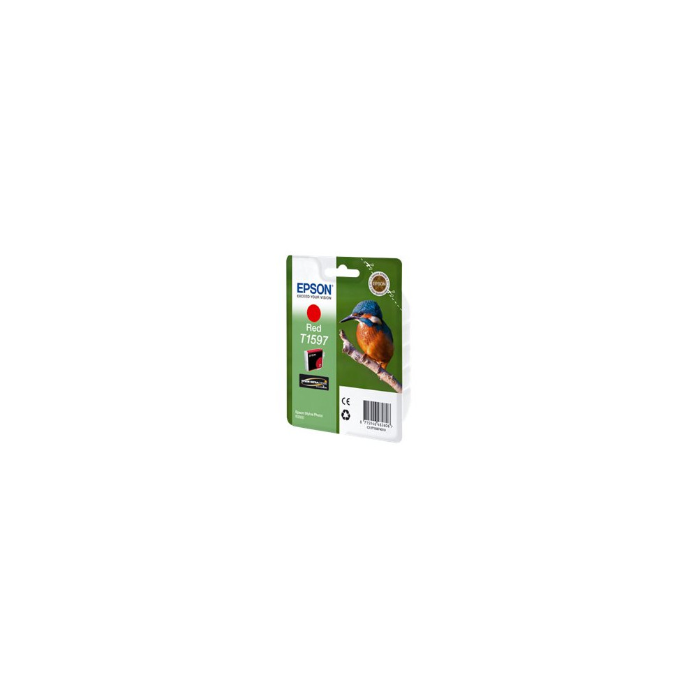 Produktbild för Epson T1597 - röd - original - bläckpatron