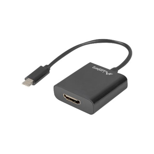 LANBERG Lanberg adapter för video / ljud - HDMI / USB - 15 cm