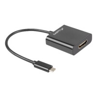 Produktbild för Lanberg adapter för video / ljud - HDMI / USB - 15 cm
