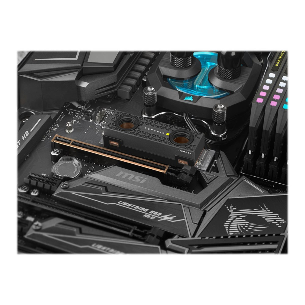 Produktbild för CORSAIR Hydro X Series XM2 - vattenblock för SSD-vätskekylsystem