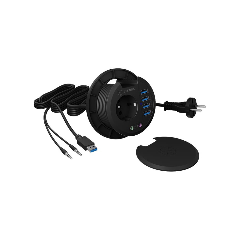 Produktbild för ICY BOX IB-HUB1430 - hubb - 4 portar