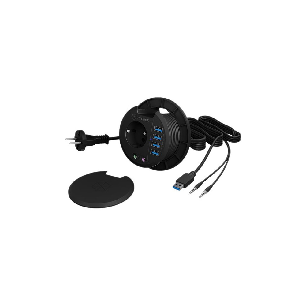 Produktbild för ICY BOX IB-HUB1430 - hubb - 4 portar
