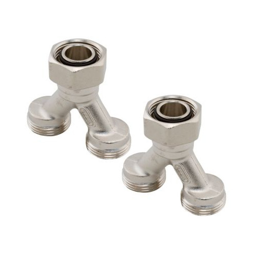 UPONOR Uponor Dubbelfördelare för Flush T Push 12 Pumpeshunt utan a...