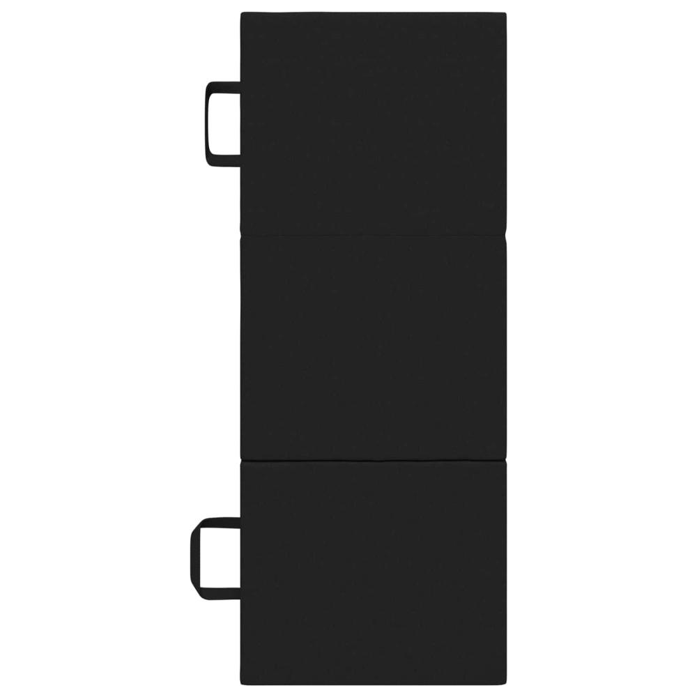 Produktbild för Fällbar Soffbed 75 x 63 x 45 cm Svart
