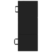 Produktbild för Fällbar Soffbed 75 x 63 x 45 cm Svart