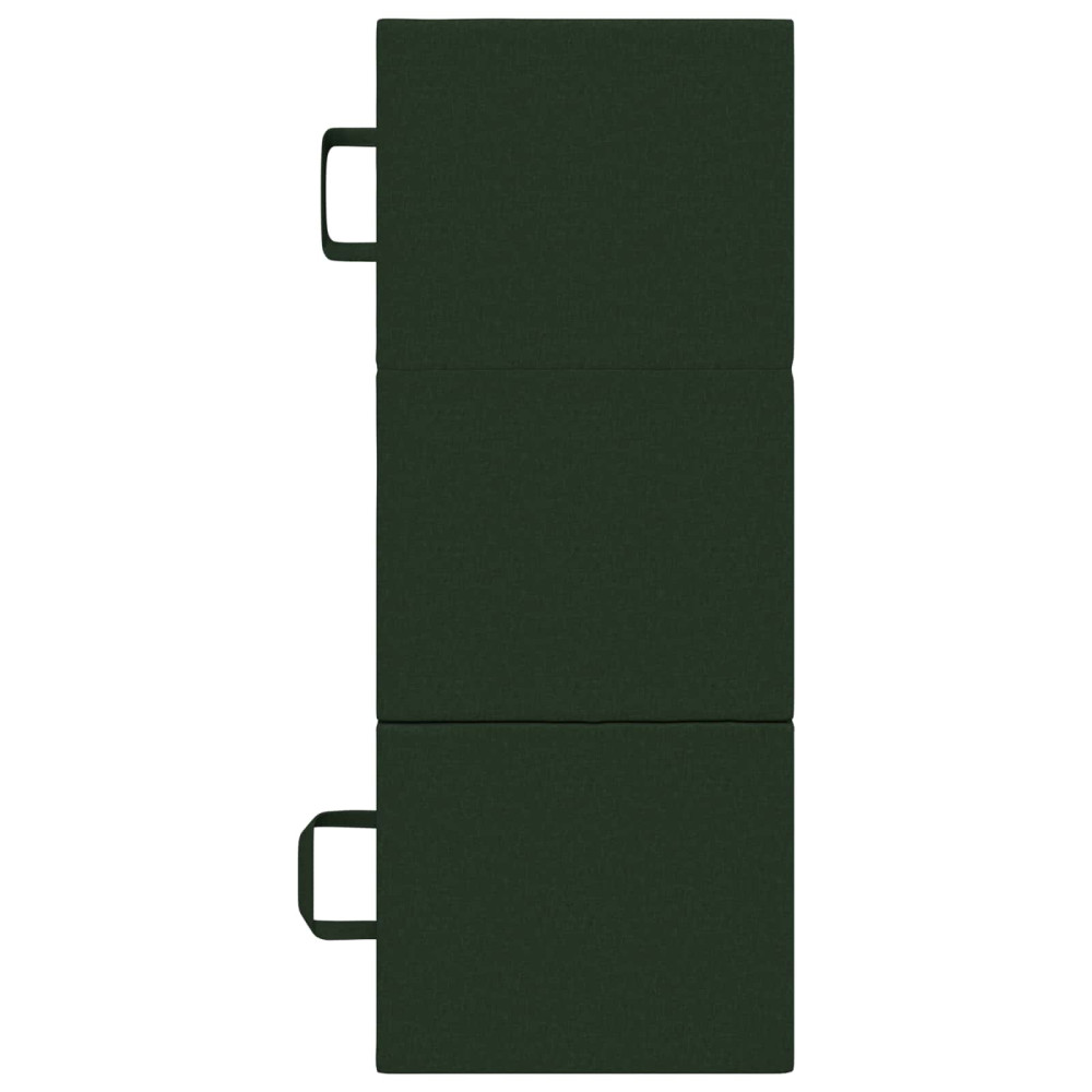 Produktbild för Fällbar Soffbed 75 x 63 x 45 cm Mörkgrön