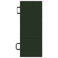 Produktbild för Fällbar Soffbed 75 x 63 x 45 cm Mörkgrön
