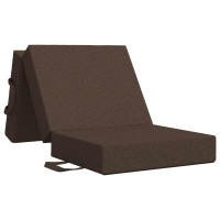Produktbild för Fällbar Soffbed 75 x 63 x 45 cm Taupe