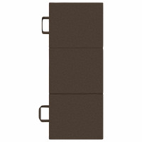 Produktbild för Fällbar Soffbed 75 x 63 x 45 cm Taupe