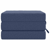 Produktbild för Fällbar Soffbed 75 x 63 x 45 cm Blå