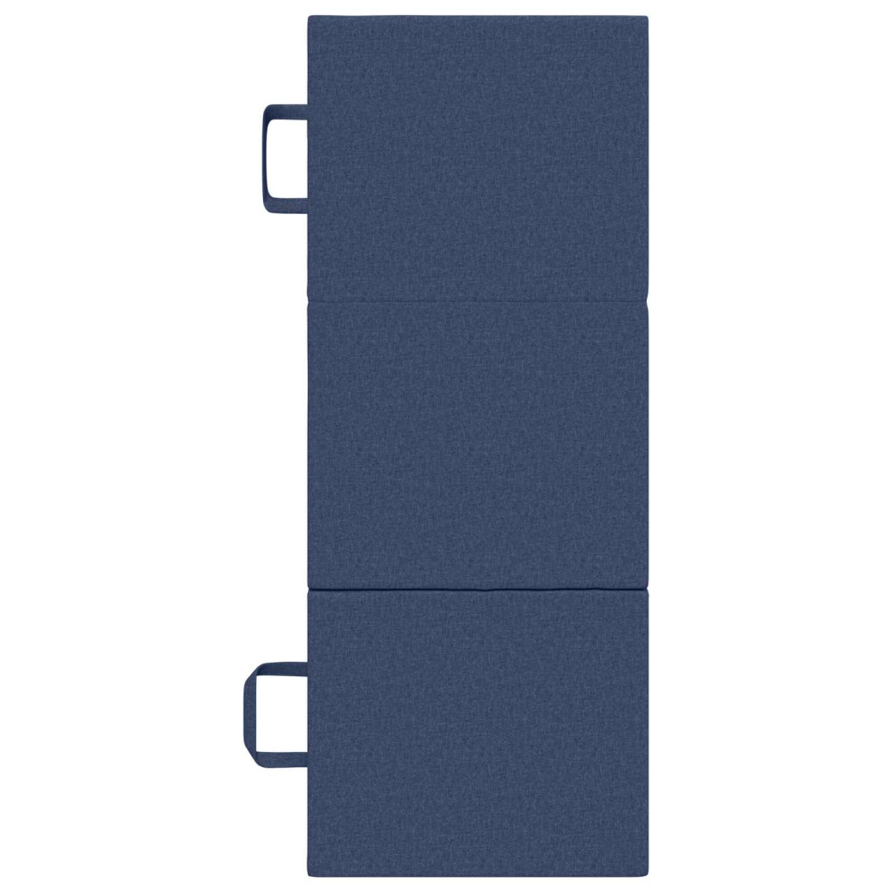 Produktbild för Fällbar Soffbed 75 x 63 x 45 cm Blå