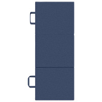 Produktbild för Fällbar Soffbed 75 x 63 x 45 cm Blå