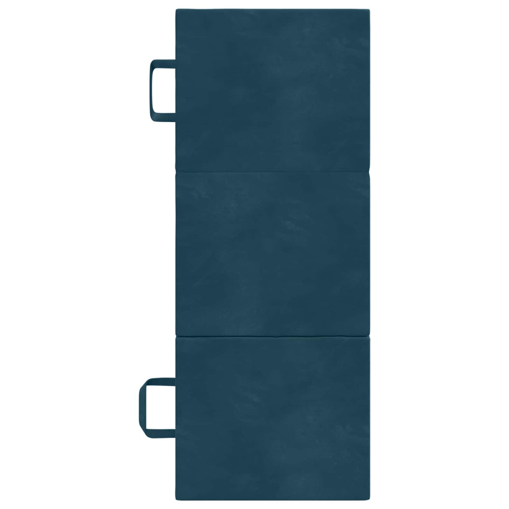 Produktbild för Fällbar Soffbed 75 x 63 x 45 cm Blå