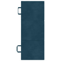 Produktbild för Fällbar Soffbed 75 x 63 x 45 cm Blå