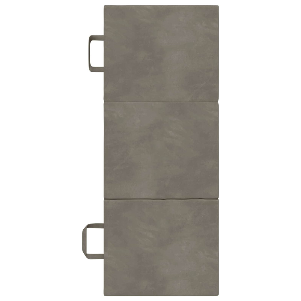 Produktbild för Fällbar Soffbed 75 x 63 x 45 cm Ljusgrå