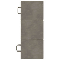 Produktbild för Fällbar Soffbed 75 x 63 x 45 cm Ljusgrå