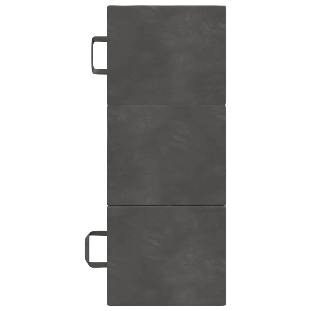 Produktbild för Fällbar Soffbed 75 x 63 x 45 cm Mörkgrå