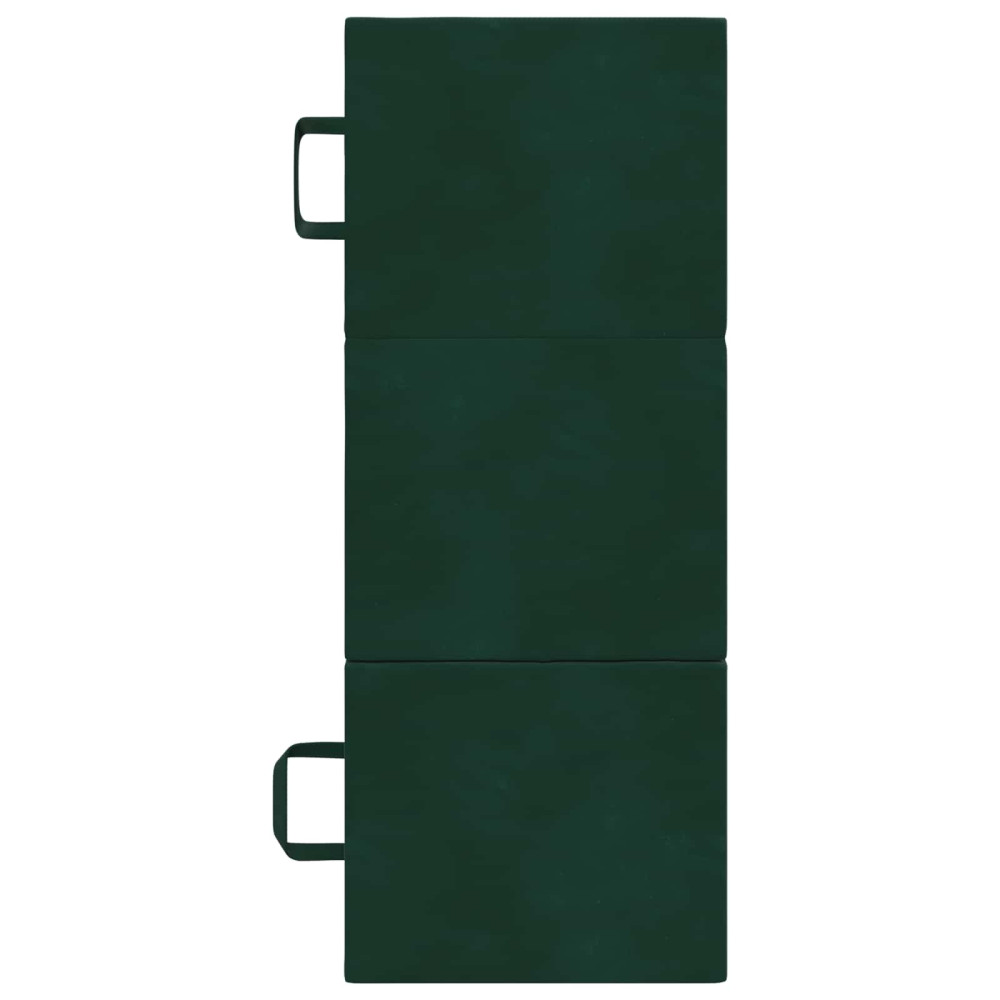 Produktbild för Fällbar Soffbed 75 x 63 x 45 cm Mörkgrön