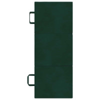 Produktbild för Fällbar Soffbed 75 x 63 x 45 cm Mörkgrön