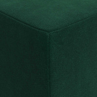 Produktbild för Fällbar Soffbed 75 x 63 x 45 cm Mörkgrön